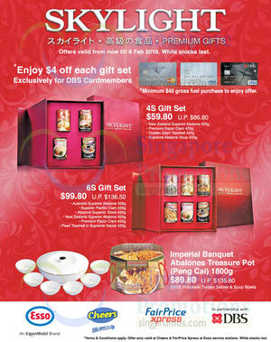 Featured image for (EXPIRED) Skylight Abalone Gift Sets Offers for DBS Cardmembers @ Esso 19 Jan – 8 Feb 2016