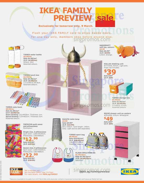 8 Mar IKEA Member Sale Preview Items