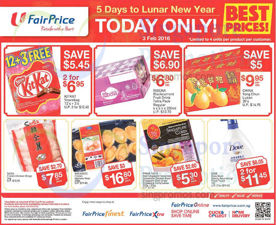 Fairprice 1Day 3 Feb 2016