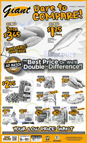 Featured image for (EXPIRED) Giant Dare-To-Compare Offers (Tasmania Salmon, Merries Diapers & More) 25 Feb – 2 Mar 2016
