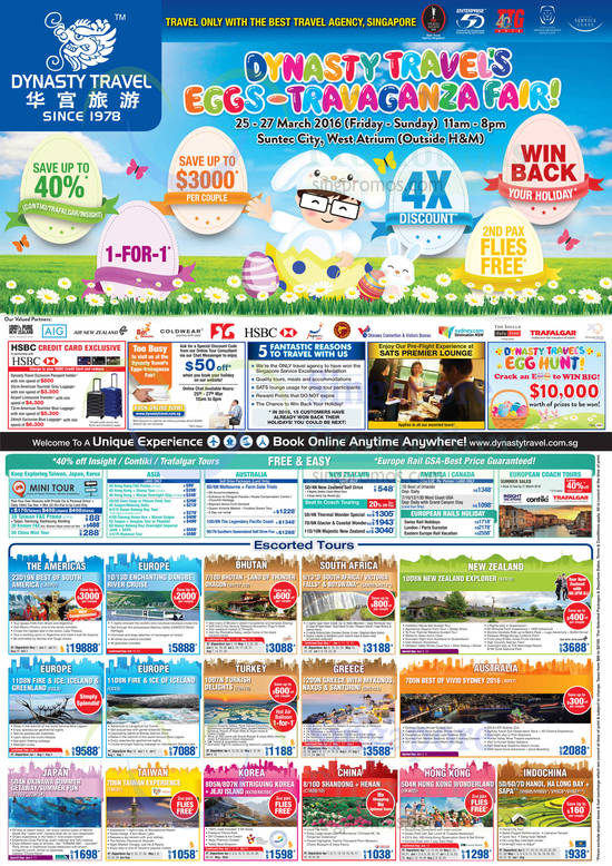 Dynasty Travel EggsTravaganza 23 Mar 2016