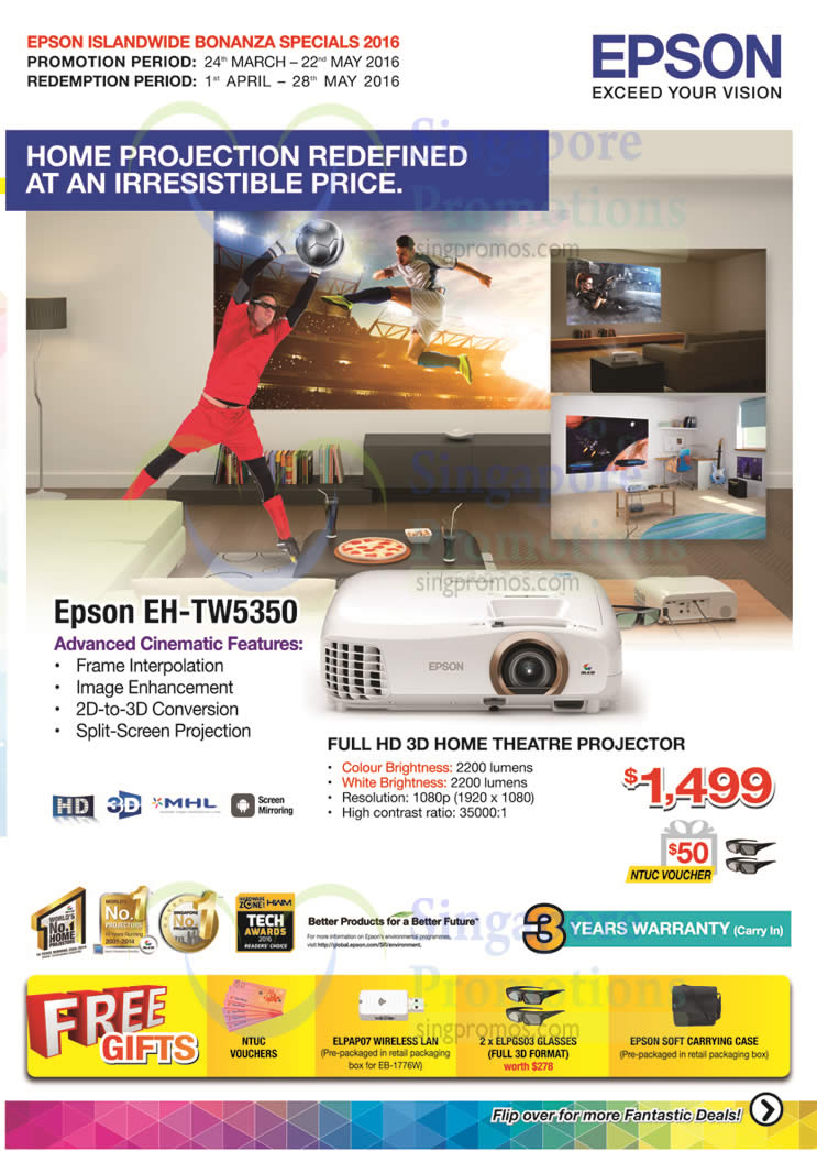 List of Epson EH-TW5350 Projector related Sales, Deals, Promotions