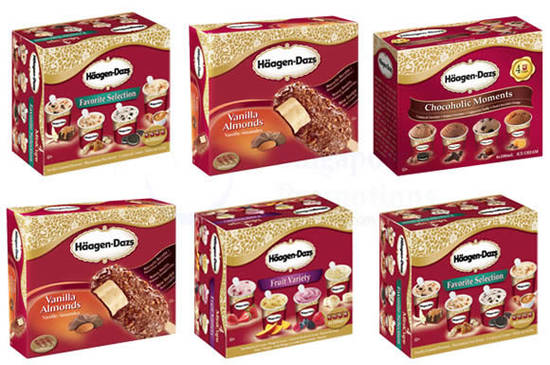 HAAGEN DAZS Multi Pack Ice Cream Feat HAAGEN DAZS Multi Pack Ice Cream Feat