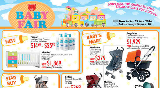 Takashimaya Baby Fair Feat 2 9 Mar 2016 Takashimaya Baby Fair Feat 2 9 Mar 2016