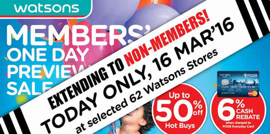 Watsons New Feat 16 Mar 2016 Watsons New Feat 16 Mar 2016