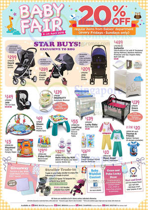 Featured image for (EXPIRED) BHG Baby Fair Promotions & Offers 8 – 24 Apr 2016