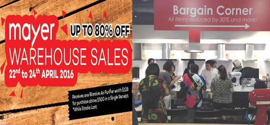 Mayer Warehouse Sale Feat 18 Apr 2016 Mayer Warehouse Sale Feat 18 Apr 2016