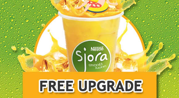 Featured image for Sjora Free Drink Upgrade Promotion (Fri to Sun) from 8 - 17 Apr 2016