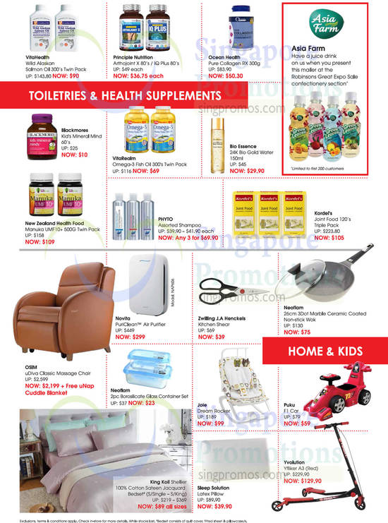 25 May Toiletries n Health Supplements, Home n Kids