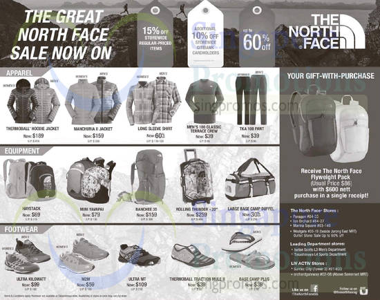 3 Jun The North Face Shirts, Backpacks, Shoes