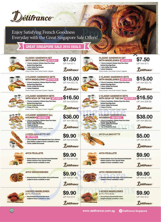 Delifrance Coupons Front (May 2016)