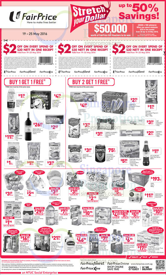 Fairprice 1for1 19 May 2016