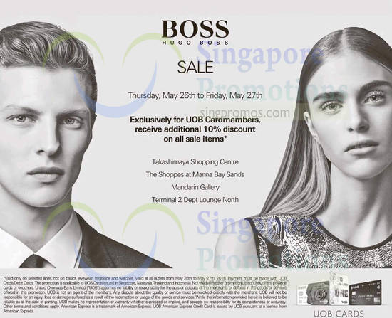 Hugo Boss 26 May 2016