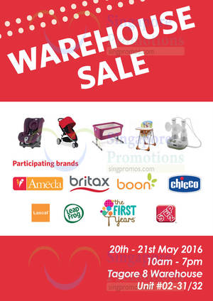 Featured image for (EXPIRED) Infantree Branded Baby Items Warehouse Sale from 20 – 21 May 2016