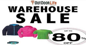 Featured image for (EXPIRED) Outdoor Life Warehouse Sale from 20 – 22 May 2016