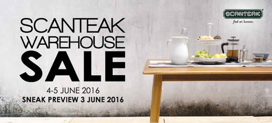 Scanteak Warehouse Sale 31 May 2016 Scanteak Warehouse Sale 31 May 2016