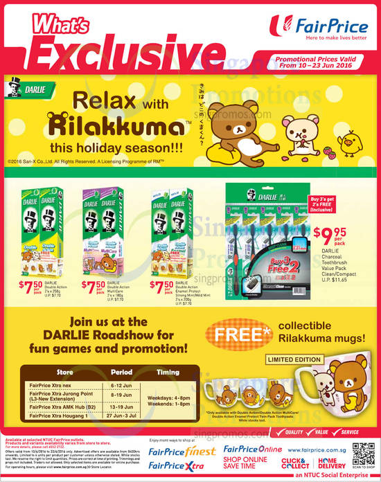 Darlie Free Rilakkuma 10 Jun 2016