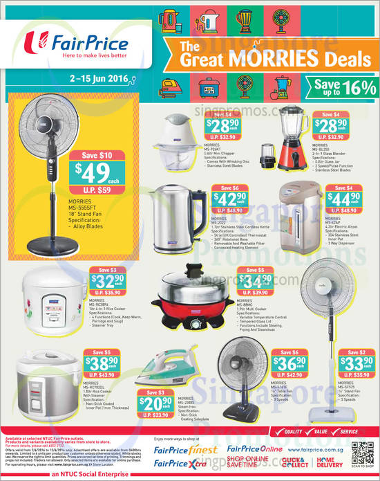 NTUC Fairprice 2 Jun 2016