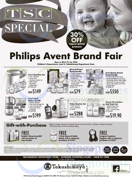 Takashimaya Philips Avent 3 Jun 2016