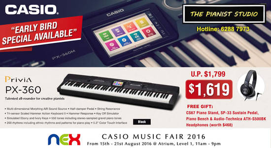 Casio Digital Piano Feat 11 Aug 2016 Casio Digital Piano Feat 11 Aug 2016