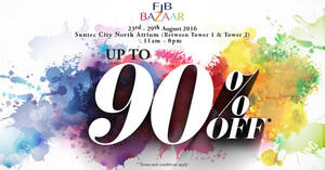 Featured image for (EXPIRED) FJB Bazaar at Suntec City North Atrium from 23 – 29 Aug 2016
