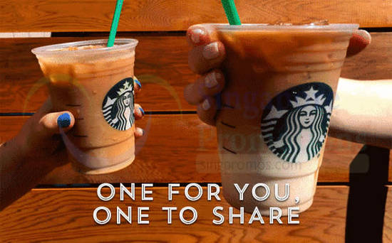 Starbucks 1for1 Frappuccino 29 Aug 2016 Starbucks 1for1 Frappuccino 29 Aug 2016