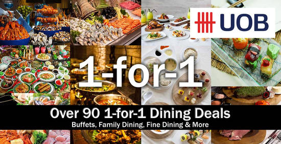 UOB 1for1 Buffets 1 Aug 2016 UOB 1for1 Buffets 1 Aug 2016