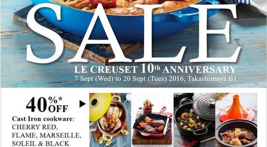 Le Creuset 10th Feat 7 Sep 2016 Le Creuset 10th Feat 7 Sep 2016