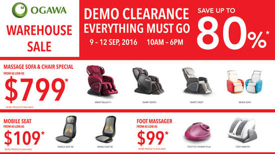 OGAWA Warehouse Sale Feat 7 Sep 2016 OGAWA Warehouse Sale Feat 7 Sep 2016