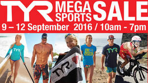 Featured image for (EXPIRED) TYR: Mega Sports Sale – Up To 70% Off from 9 – 12 Sep 2016