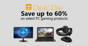 Featured image for (EXPIRED) Amazon Black Friday 24hr Deal: Save up to 60% on selected PC gaming products from 25 – 26 Nov 2016