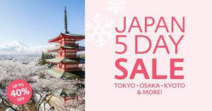 Featured image for (EXPIRED) Expedia up to 40% off Japan 5-day sale from 16 – 20 Nov 2016