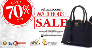 Featured image for (EXPIRED) Reluzzo warehouse sale offers up to 70% off luxury brands from 24 – 29 Nov 2016