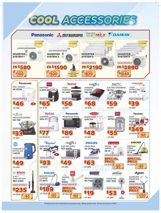 Air Conditioners, Small Appliances Audio House 29 Dec 2016