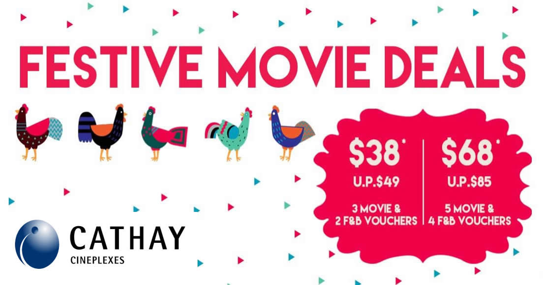 Featured image for Save up to $17 Cathay Cineplexes tickets with new Festive Movie Deals from 31 Dec 2016