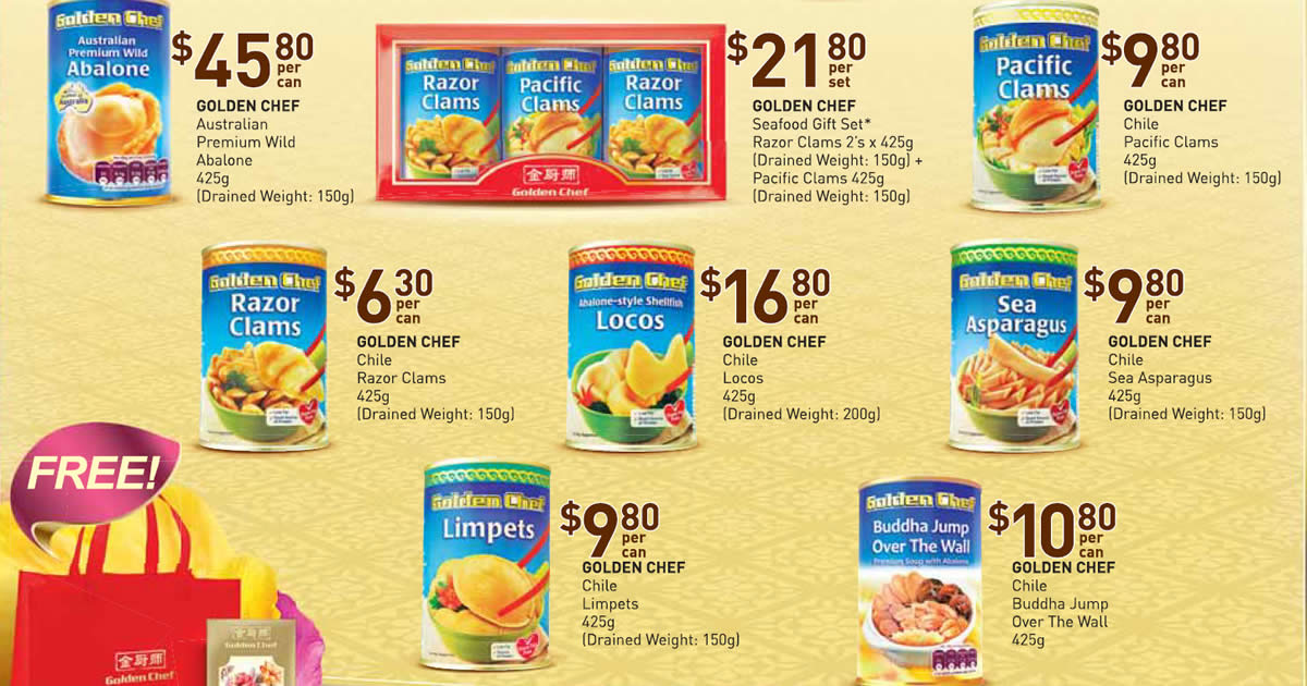 Featured image for Golden Chef offers at Fairprice from 30 Dec 2016 - 5 Jan 2017