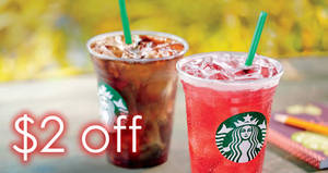 Featured image for (EXPIRED) Get $2 off at Starbucks with min $2 spend via DBS/POSB Apple Pay payments from 1 Dec 2016 – 31 Jan 2017