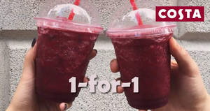 Featured image for (EXPIRED) Costa Coffee offers 1-for-1 Blackberry and Raspberry Fruit Coolers from 5 – 16 Apr 2017