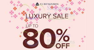 Featured image for (EXPIRED) FJ Benjamin Luxury Sale offers up to 80% off European luxury leather goods & timepieces on 19 Jan 2017