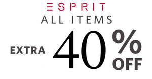 Featured image for (EXPIRED) Esprit: FLASH sale – 40% OFF storewide at online store till 26 Dec 2018
