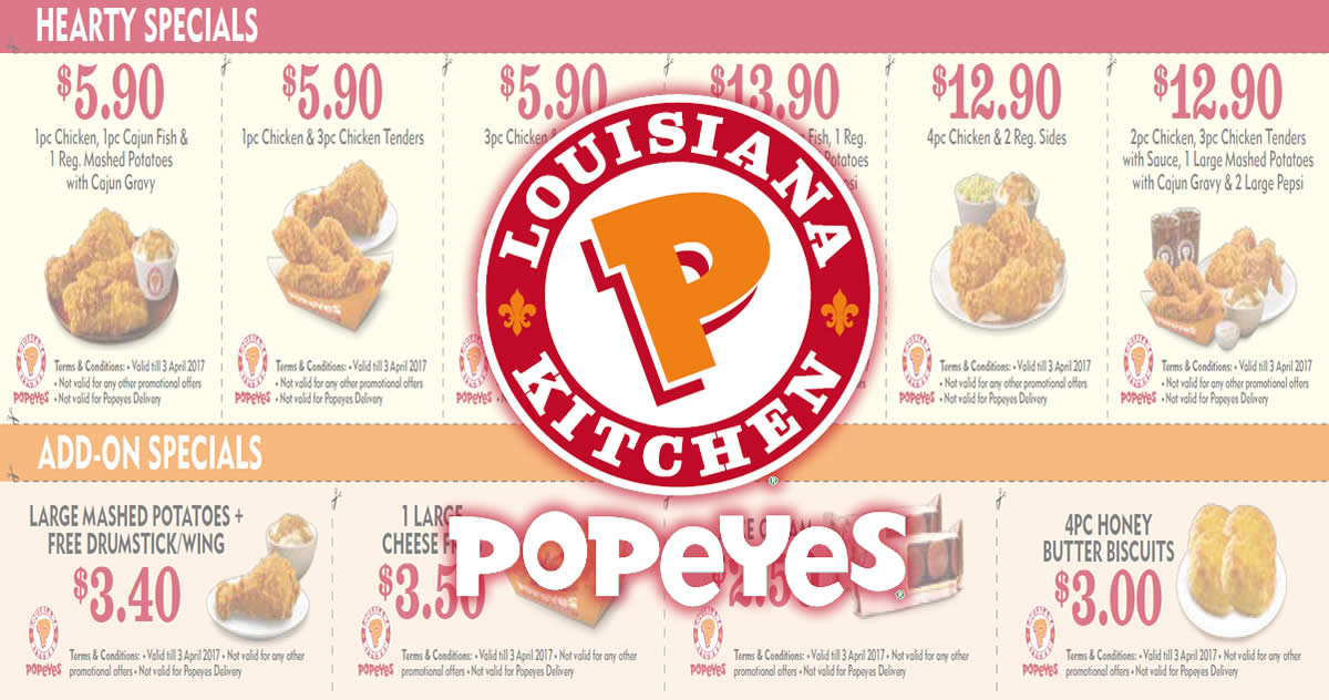 popeyes chicken near me coupons