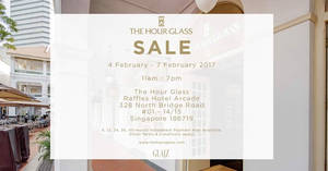 Featured image for (EXPIRED) The Hour Glass special salon sale at Raffles Hotel from 4 – 7 Feb 2017
