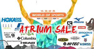 Featured image for (EXPIRED) World of Sports up to 70% off atrium sale at Velocity@Novena Square from 20 – 26 Mar 2017