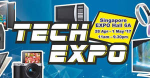 Featured image for (EXPIRED) Harvey Norman Tech Expo 2017 at Singapore Expo from 28 Apr – 1 May 2017