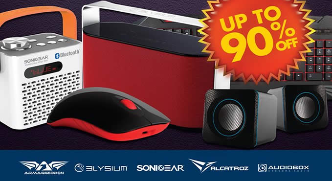 Featured image for Sonicgear warehouse sale offers discounts of up to 90% off from 19 - 21 Apr 2017