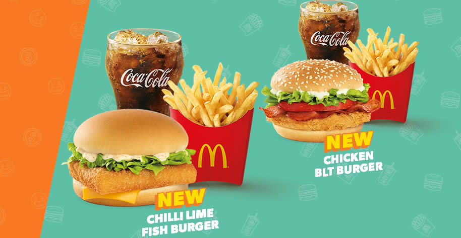 Featured image for McDonald's launches new Chilli Lime Fish Burger and Chicken BLT Burger from 8 May 2017