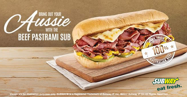 Featured image for Subway launches new Beef Pastrami Sub! Available for a limited time from 15 May 2017