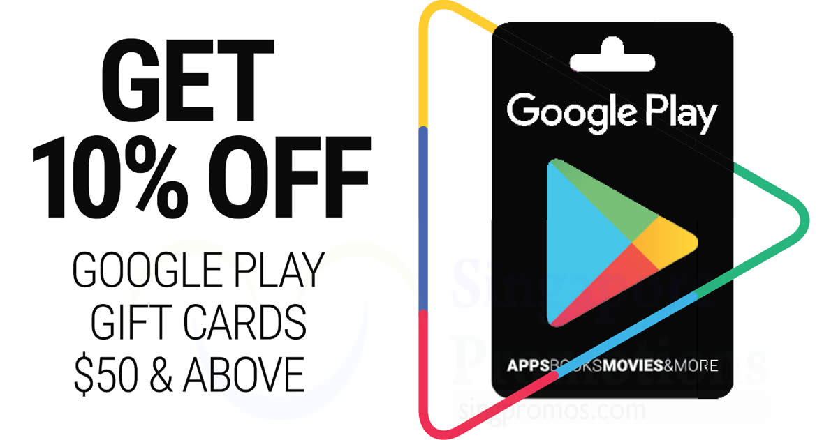 Featured image for Cheers & Fairprice Xpress: 10% OFF Google Play gift cards! From 6 - 12 Feb 2018