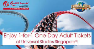 Featured image for (EXPIRED) Grab 1-for-1 Universal Studios and/or Adventure Cove Waterpark tickets when you purchase from 14 – 19 May 2018 with Maybank cards!