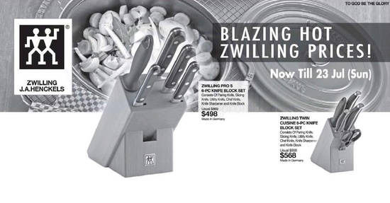 Zwilling J.A.Henckels offers feat 14 Jul 2017 Zwilling J.A.Henckels offers feat 14 Jul 2017